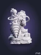 Фигурка чибик Большой Папочка вышибала Chibi Big Daddy Bouncer из игры BioShock BioShock под покрас 11.8 см