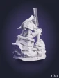 Фигурка Триггер из игры Zenless Zone Zero под покрас 30 см