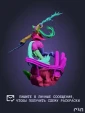 Фигурка Пулчра из игры Zenless Zone Zero под покрас 30 см