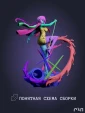 Фигурка Евелйн Чевалиер из игры Zenless Zone Zero 35 см