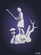 Фигурка Хинако из игры Silent Hill f под покрас 35 см