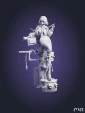 Фигурка Джейн Доу из игры Zenless Zone Zero под покрас 25 см