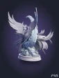 Фигурка Колумбина из игры Геншин Импакт под покрас 35,8 см из цветной смолы