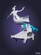 Фигурка Кирико из игры Овервотч под покрас 22,8 см из цветной смолы