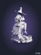 Фигурка Реклусе Recluse из игры Elden Ring: Nightreign под покрас 29,7 см из цветной смолы
