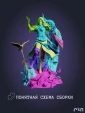 Фигурка Йеннифер из игры Ведьмак под покрас 25 см для сборки