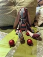 новогодний текстильный декор фигурка Зайка 47 см