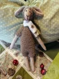 новогодний текстильный декор фигурка Барашек 47 см