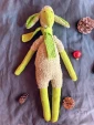 новогодний текстильный декор фигурка Барашек Салат 43 см