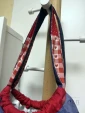 Сумка торба джинсовая с сердцем