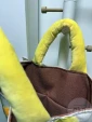 Шопер сумка желтая яркая летняя