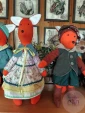 текстильный декор фигурка 
