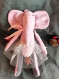 текстильный декор фигурка Слоненок Розовый, 35 см