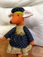 текстильный декор фигурка 