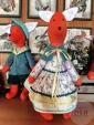 текстильный декор фигурка 