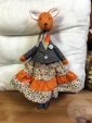 текстильный декор фигурка 