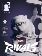 Фигурка акула Джеф Jeff из игры Marvel Rivals под покрас 9,8 см