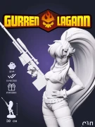 Фигурка Йоко Литтнер Yoko Littner из аниме Гуррен Лаганн под покрас 30 см