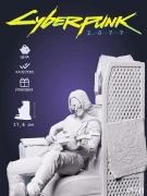 Фигурка Джонни Сильверхенд Johnny Silverhand из игры Cyberpunk 2077 под покрас 17.4 см