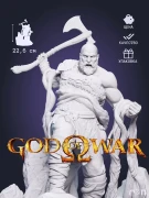 Фигурка Кратос Kratos из игры God of War под покрас 22.6 см