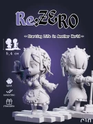 Фигурка Рем и Рам Rem & Ram из аниме Re:Zero. Жизнь с нуля в альтернативном мире под покрас 5.4 см