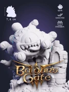 Фигурка чибик Бехолдер Chibi Beholder из игры Врата Балдура 3 Baldur s Gate 3 под покрас 7.4 см