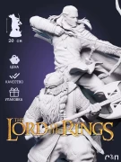 Фигурка Гимли и Леголас Gimli & Legolas из фильма Властелин колец The Lord of the Rings под покрас 20 см