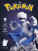 Фигурка чибик Лугия Chibi Lugia из игры Покемон Pok mon под покрас 7.3 см