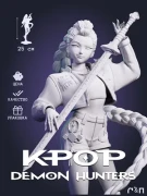 Фигурка Руми Rumi из фильма Kpop demon hunters под покрас 25 см