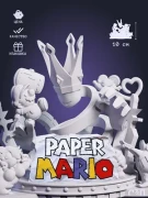 Фигурка чибик Пейпер Марио Paper Mario под покрас 10 см