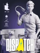 Фигурка Роберт Robert из игры Диспетч Dispatch под покрас 30 см