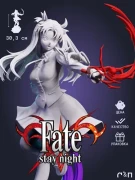 Фигурка Рин Тосака из аниме Fate под покрас 30,3 см из цветной смолы