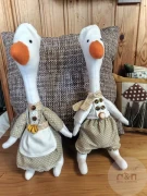 текстильный декор фигурки 