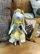 текстильный декор фигурка 
