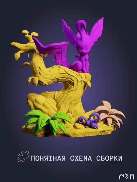 Покемон Лифеон Leafeon из аниме Pokemon под покрас 8,5 см Покемон Лифеон Leafeon из аниме Pokemon под покрас 8,5 см