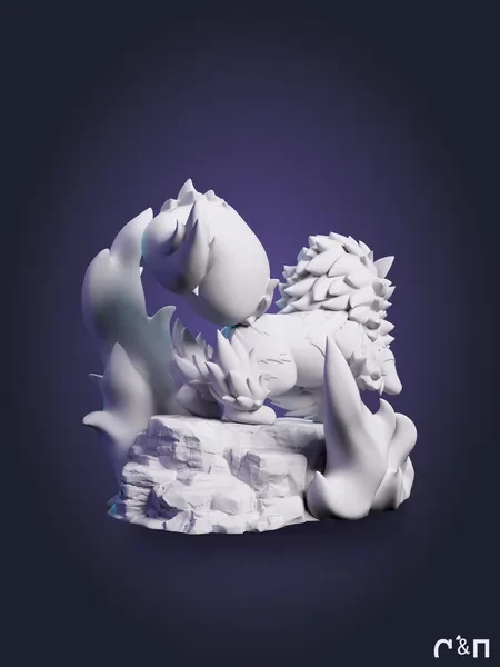 Покемон Арканайн Arcanine из аниме Pokemon под покрас 7,5 см Покемон Арканайн Arcanine из аниме Pokemon под покрас 7,5 см