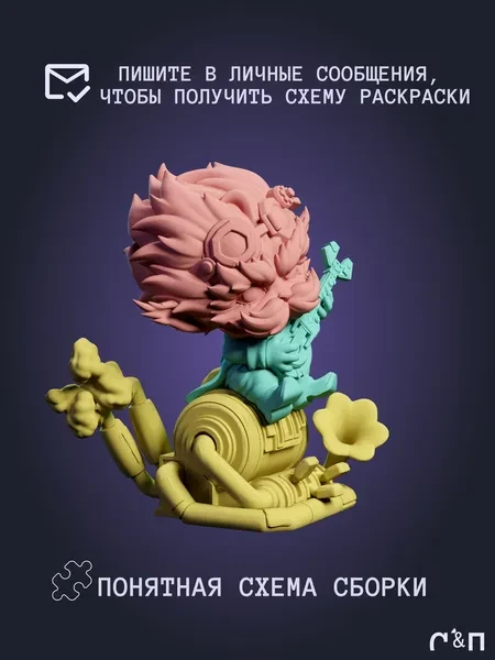 Хеймердингер Heimerdinger Chibi из сериала Аркейн Arcane под покрас 7,4 см для сборки Хеймердингер Heimerdinger Chibi из сериала Аркейн Arcane под покрас 7,4 см для сборки
