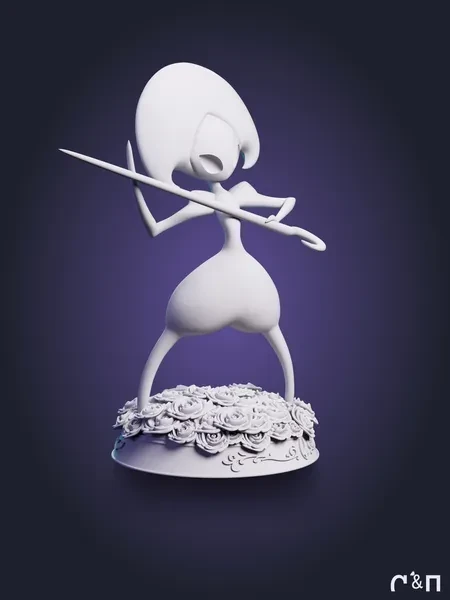 Лейс Lace из игры Hollow Knight Silksong под покрас 13,6 см Лейс Lace из игры Hollow Knight Silksong под покрас 13,6 см