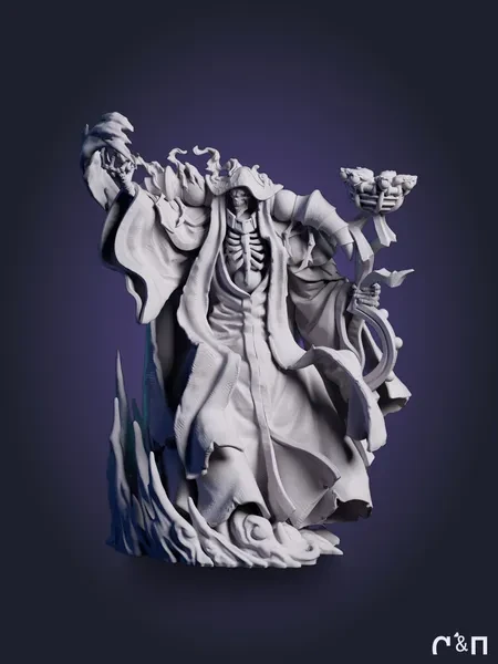 Айнз Оал Гоун Ainz Ooal Gown из аниме Overlord под покрас 22.2 см Айнз Оал Гоун Ainz Ooal Gown из аниме Overlord под покрас 22.2 см