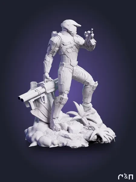 Мастер Чиф Master Chief из игры Halo под покрас 30 см Мастер Чиф Master Chief из игры Halo под покрас 30 см