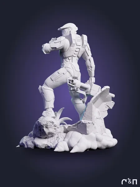 Мастер Чиф Master Chief из игры Halo под покрас 30 см Мастер Чиф Master Chief из игры Halo под покрас 30 см