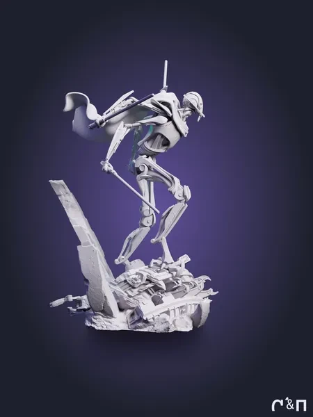 Генерал Гривус General Grievous из фильма Звёздные Войны Star Wars под покрас 30 см Генерал Гривус General Grievous из фильма Звёздные Войны Star Wars под покрас 30 см