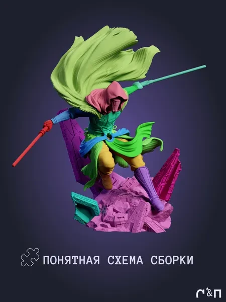 Дарт Реван Darth Revan из фильма Звёздные Войны Star Wars под покрас 25 см Дарт Реван Darth Revan из фильма Звёздные Войны Star Wars под покрас 25 см