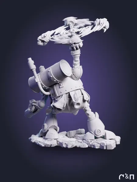 Робо Robo из игры Chrono Trigger под покрас 22.6 см Робо Robo из игры Chrono Trigger под покрас 22.6 см