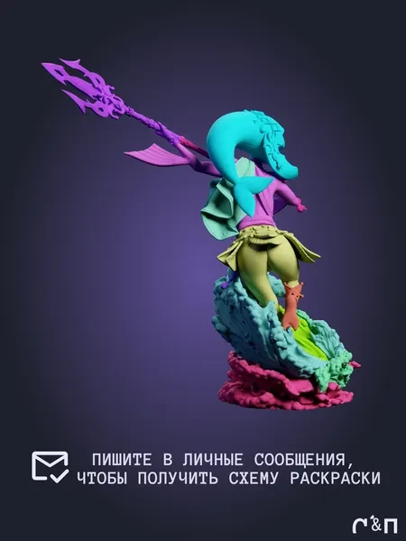 Мифа Mipha из игры Zelda BOTW The Legend of Zelda: Breath of the Wild под покрас 19.4 см Мифа Mipha из игры Zelda BOTW The Legend of Zelda: Breath of the Wild под покрас 19.4 см