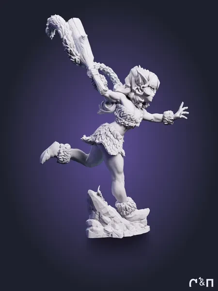 Айла Ayla из игры Chrono Trigger под покрас 25 см Айла Ayla из игры Chrono Trigger под покрас 25 см