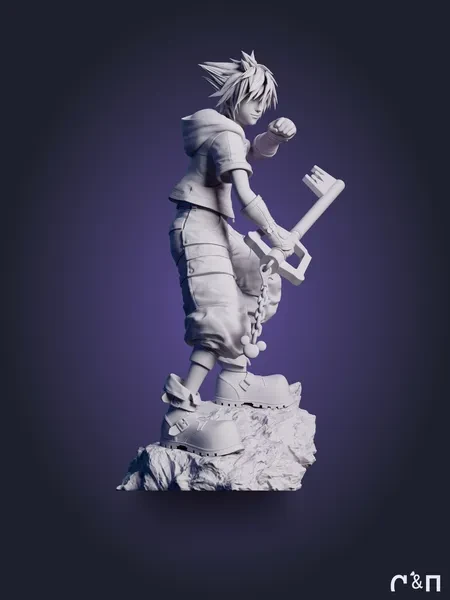 Сора Sora из игры Kingdom Hearts Королевство сердец под покрас 20 см Сора Sora из игры Kingdom Hearts Королевство сердец под покрас 20 см
