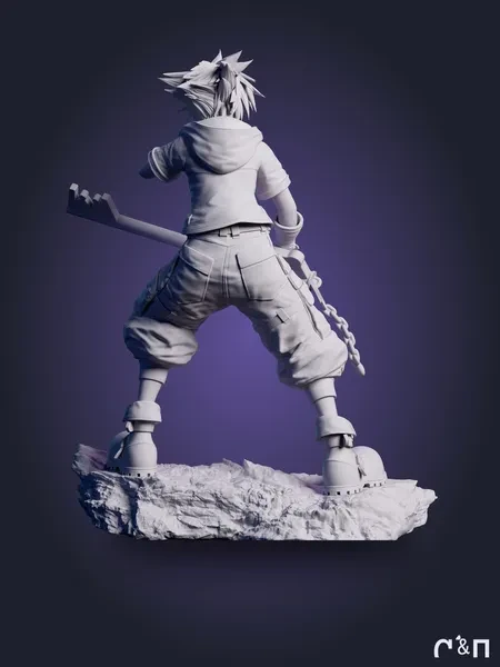 Сора Sora из игры Kingdom Hearts Королевство сердец под покрас 20 см Сора Sora из игры Kingdom Hearts Королевство сердец под покрас 20 см