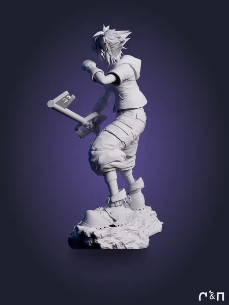 Сора Sora из игры Kingdom Hearts Королевство сердец под покрас 20 см Сора Sora из игры Kingdom Hearts Королевство сердец под покрас 20 см