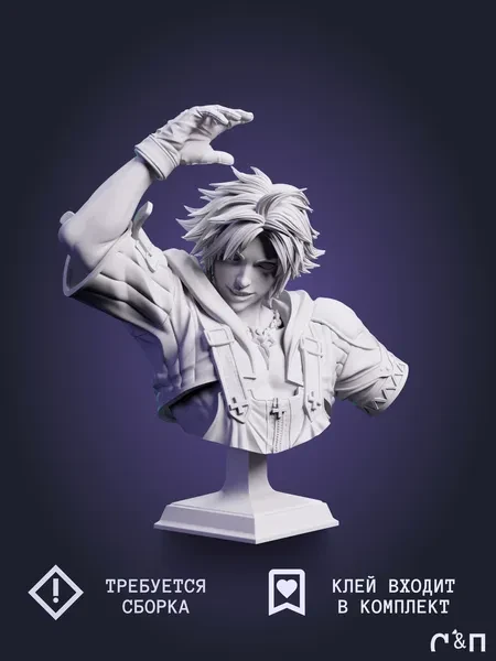 бюст Тидус Tidus из игры Final Fantasy X под покрас 8.4 см бюст Тидус Tidus из игры Final Fantasy X под покрас 8.4 см